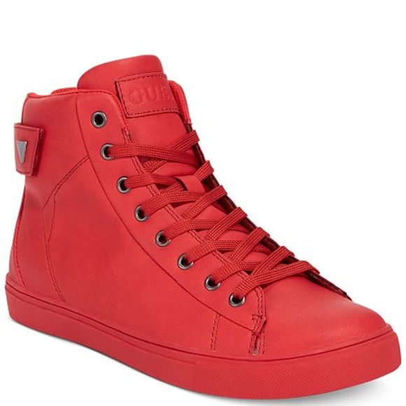 guess mens high top sneakers